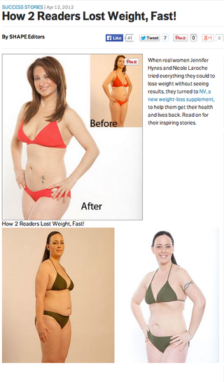 Illustration for article titled Weight Loss Blogger Says Shape Didn't Want to Show Her Bikini Body